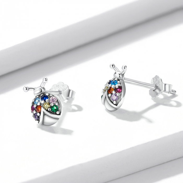 Cercei argint cu gargarite multicolore [7]