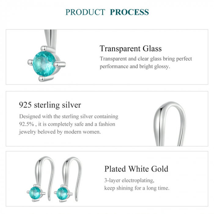 Cercei argint cu carlig si cristale [9]