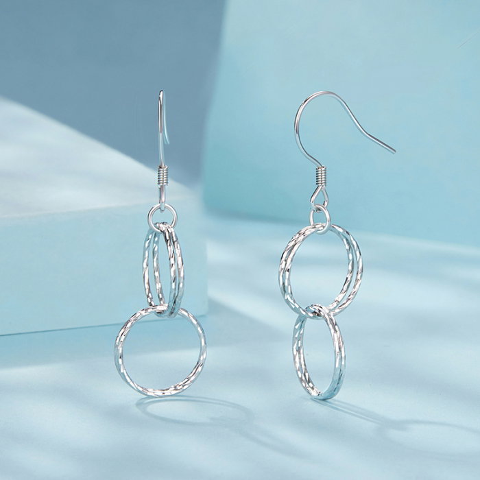 Cercei argint cu cercuri [5]