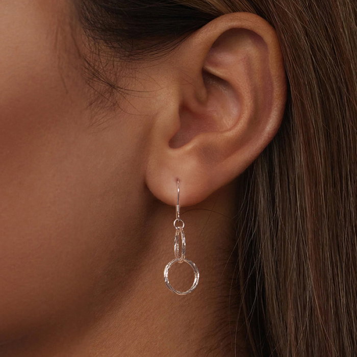 Cercei argint cu cercuri [16]