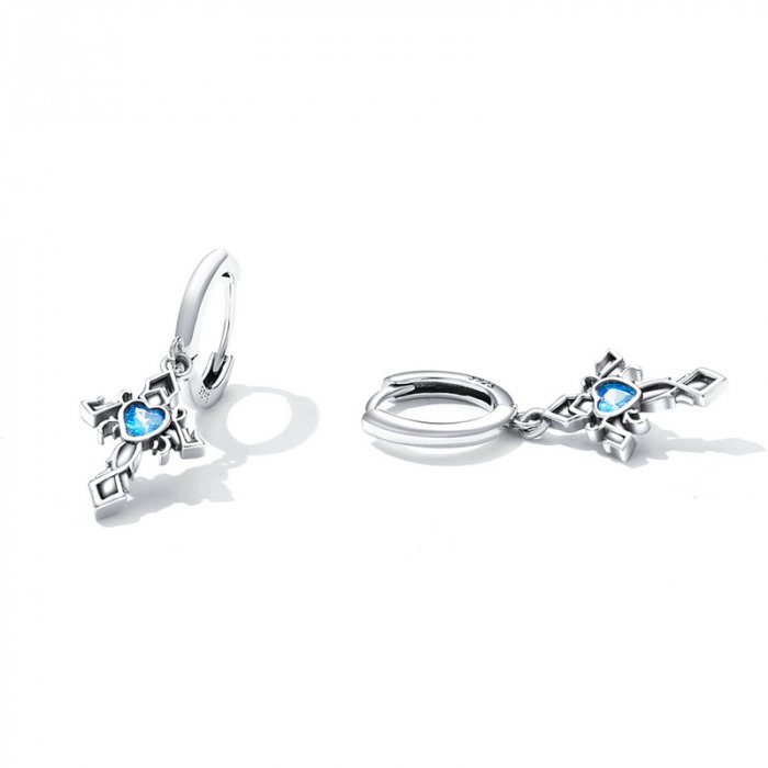 Cercei argint cu cruce vintage [5]