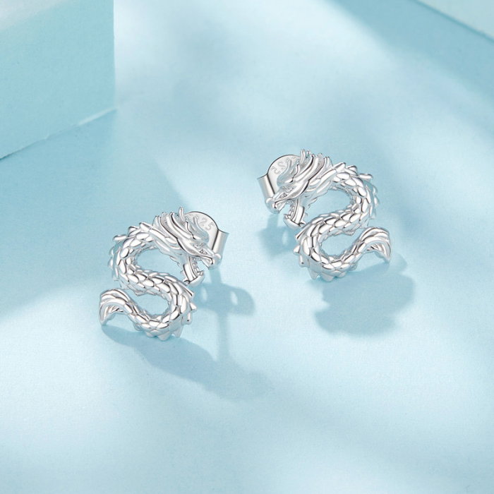 Cercei argint cu dragoni [3]