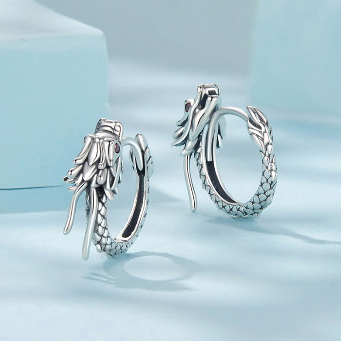 Cercei argint cu Dragoni [3]