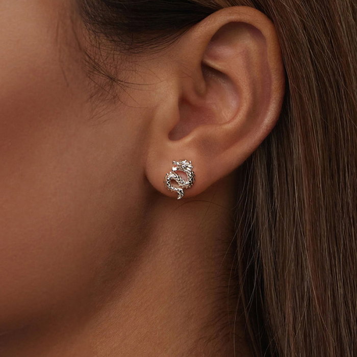 Cercei argint cu dragoni [8]