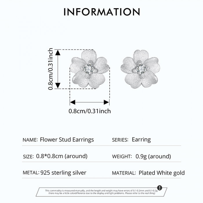 Cercei argint cu flori [9]