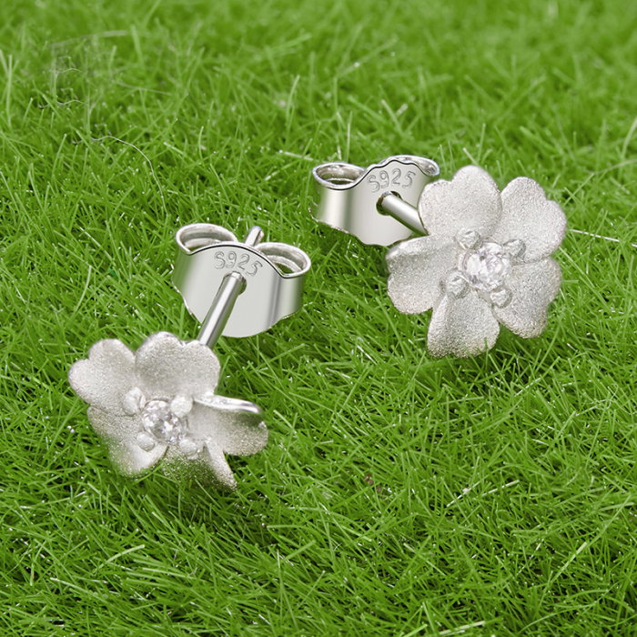 Cercei argint cu flori [6]