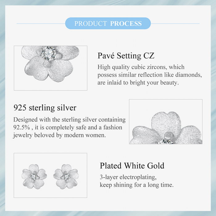 Cercei argint cu flori [11]