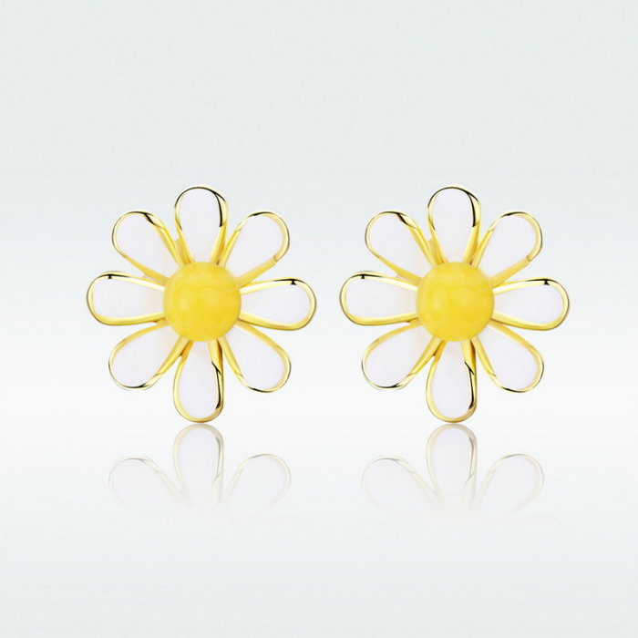 Cercei argint cu flori [8]