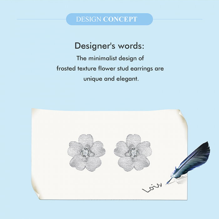 Cercei argint cu flori [14]