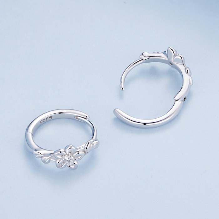 Cercei argint cu flori [7]