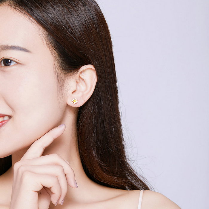 Cercei argint cu flori [5]