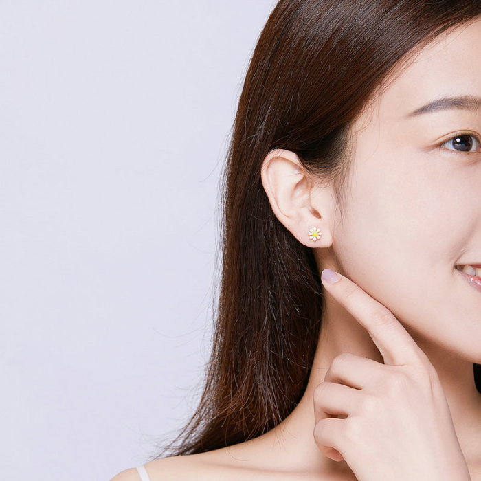 Cercei argint cu flori [4]