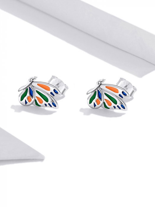 Cercei argint cu fluturasi [4]