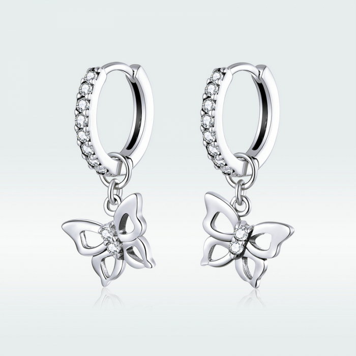 Cercei argint cu fluturasi [7]