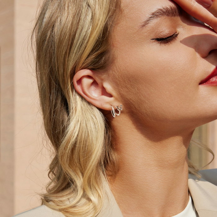 Cercei argint cu fluturasi [4]