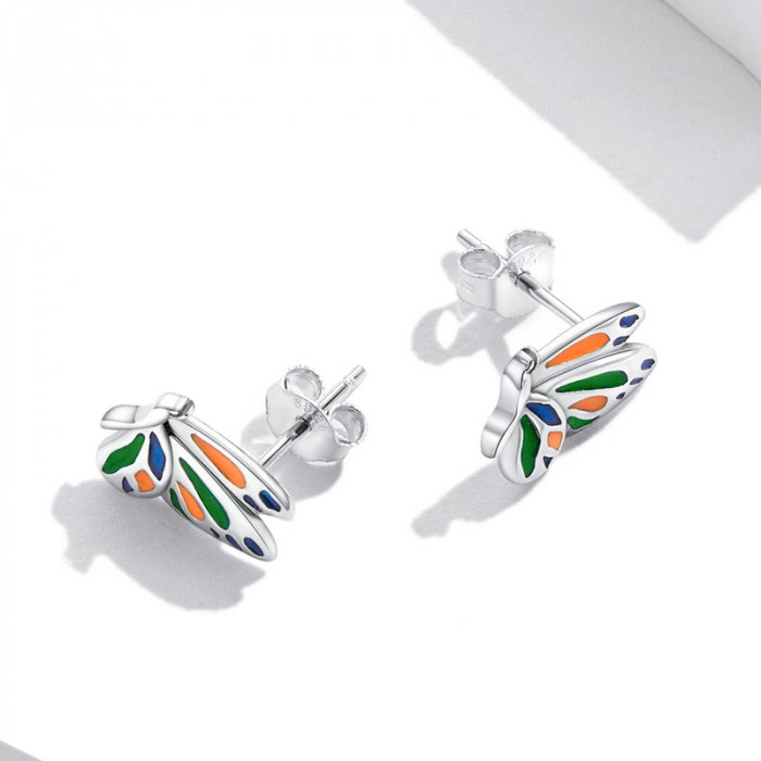 Cercei argint cu fluturasi [9]