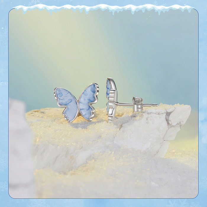 Cercei argint cu fluturasi [19]