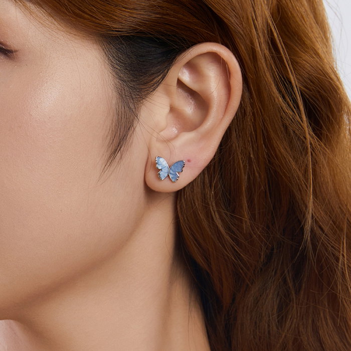 Cercei argint cu fluturasi [12]