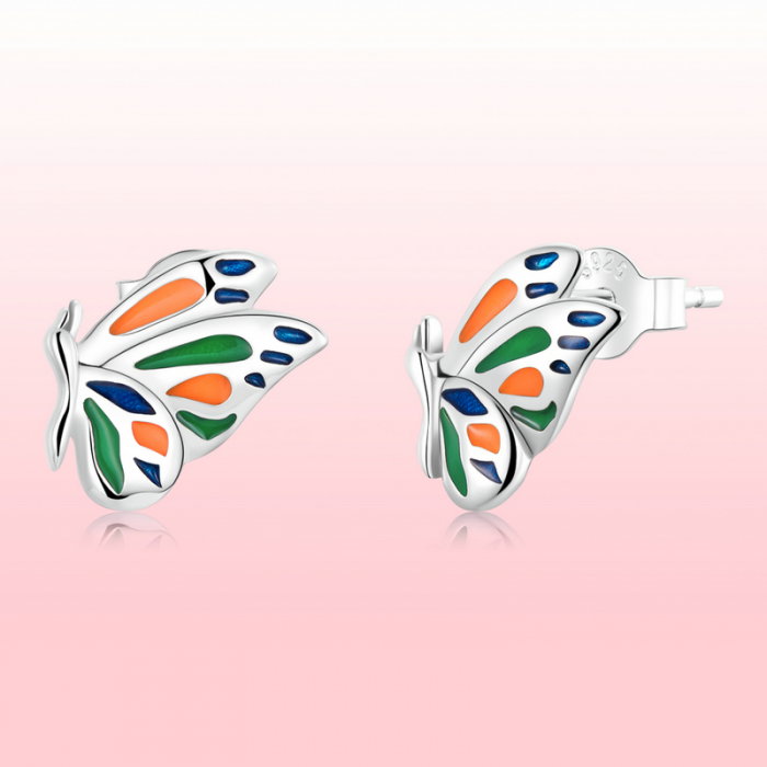 Cercei argint cu fluturasi [14]