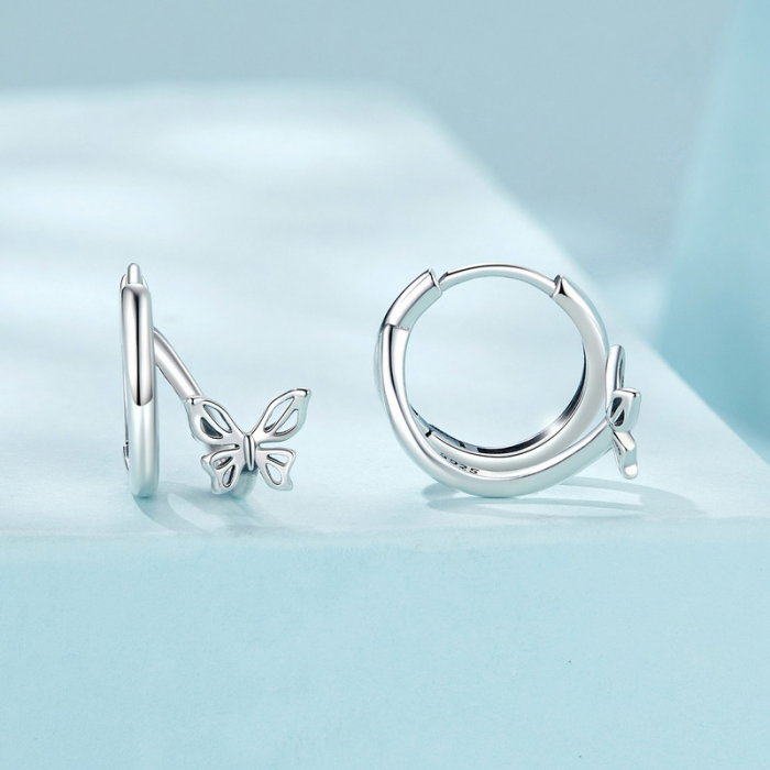 Cercei argint cu fluturasi [3]