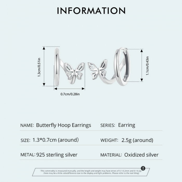 Cercei argint cu fluturasi [9]