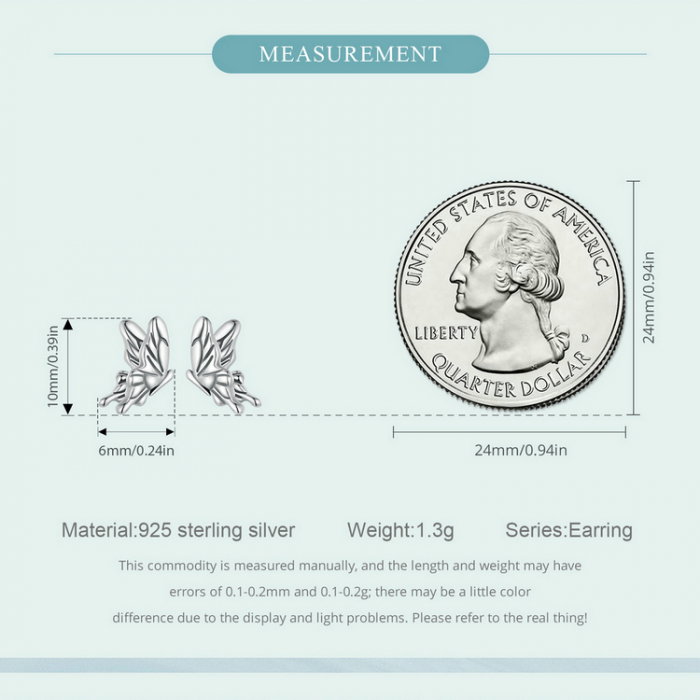 Cercei argint cu fluturasi [10]