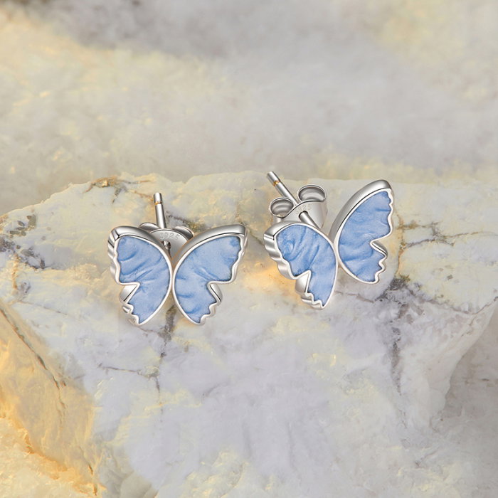 Cercei argint cu fluturasi [3]