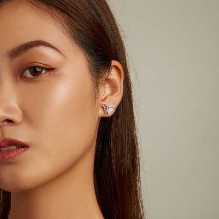 Cercei argint cu fluturasi [8]