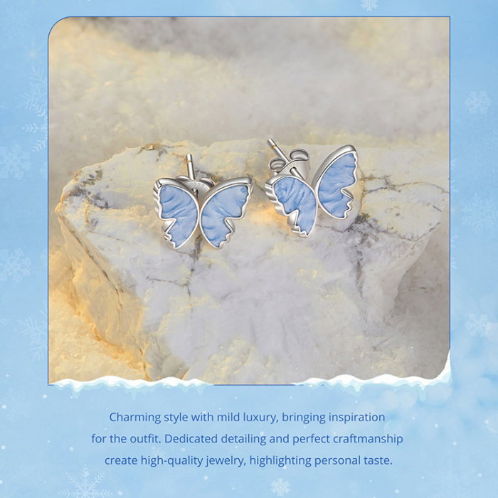 Cercei argint cu fluturasi [18]