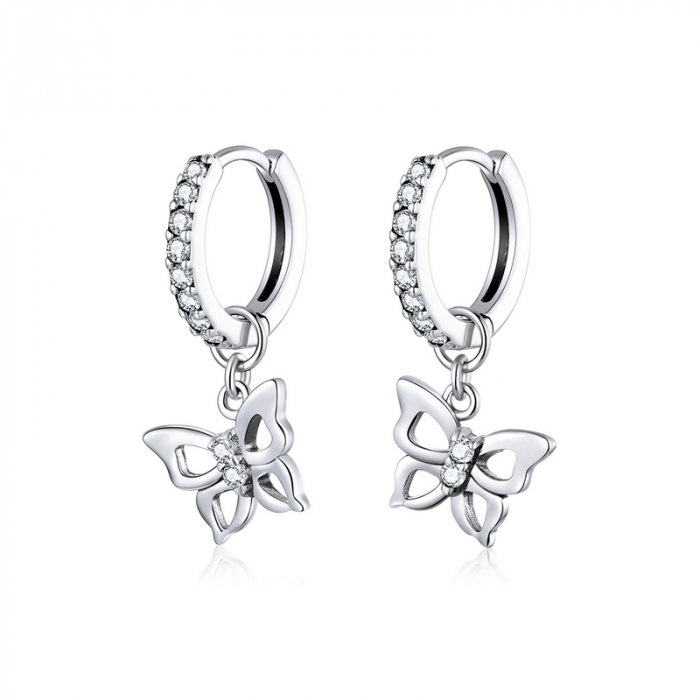 Cercei argint cu fluturasi [1]
