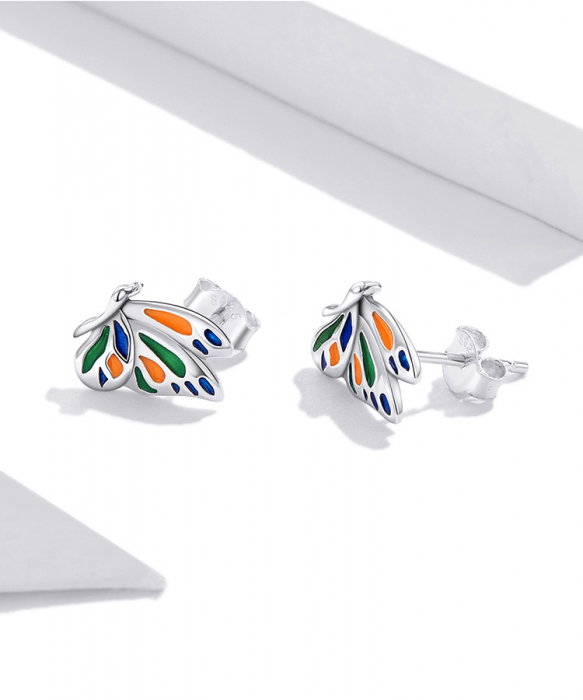 Cercei argint cu fluturasi [16]