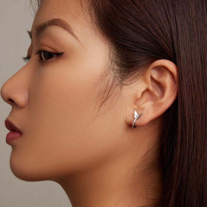 Cercei argint cu fluturasi [2]