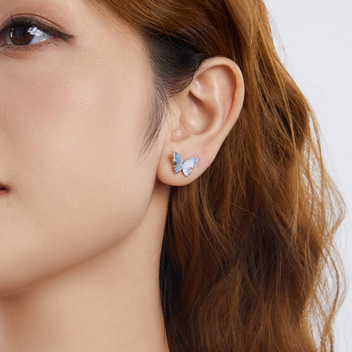 Cercei argint cu fluturasi [13]