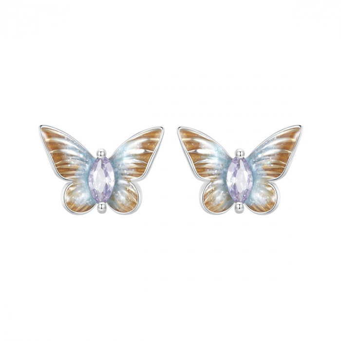 Cercei argint cu fluturi [1]