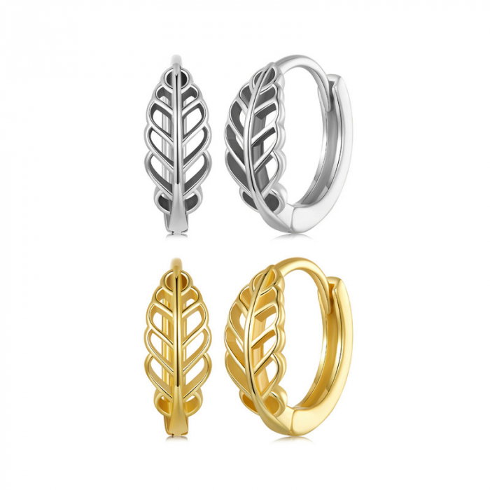 Cercei argint cu frunze [16]