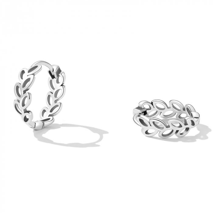 Cercei argint cu frunze [2]