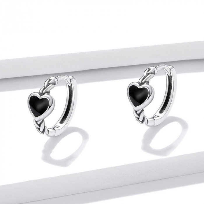 Cercei argint cu inimioare [5]