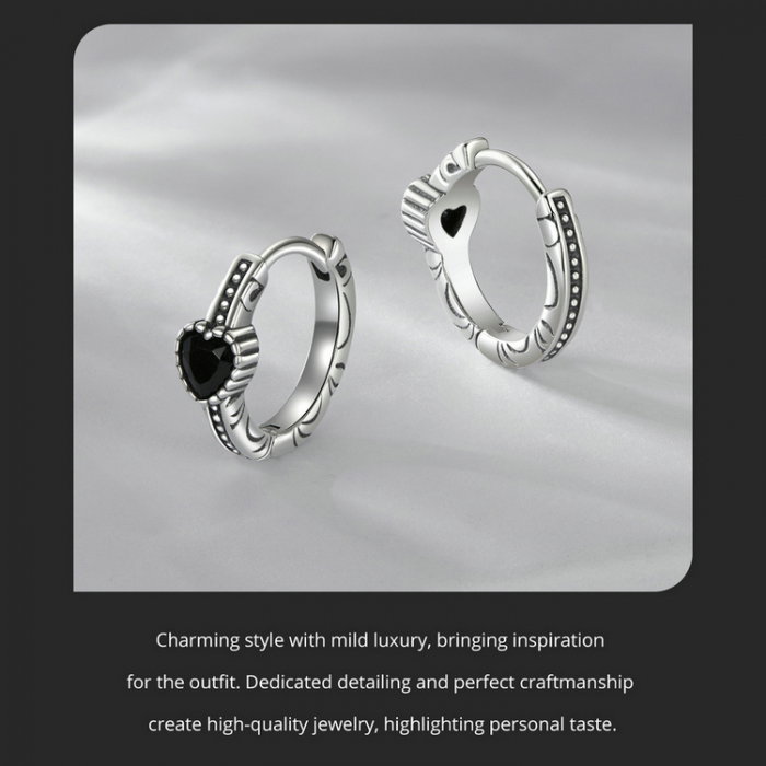 Cercei argint cu inimioare [12]