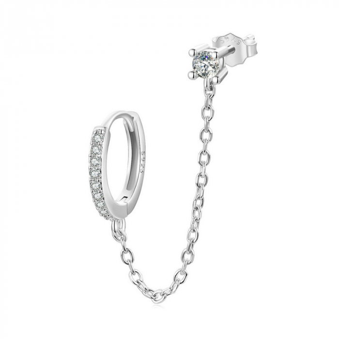 Cercel argint cu lant [7]