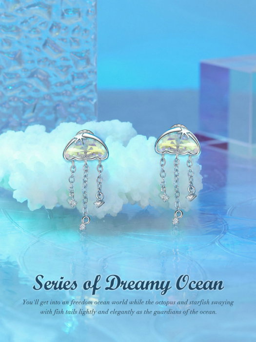 Cercei argint cu meduze [12]