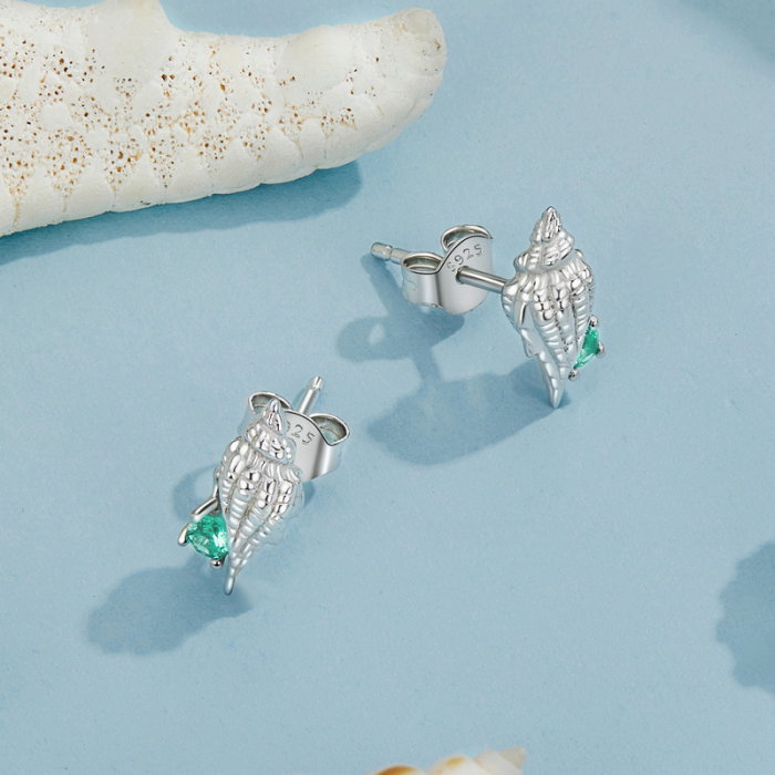 Cercei argint cu melci de mare [5]