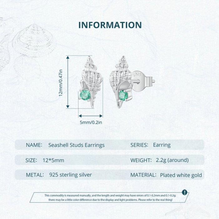 Cercei argint cu melci de mare [10]