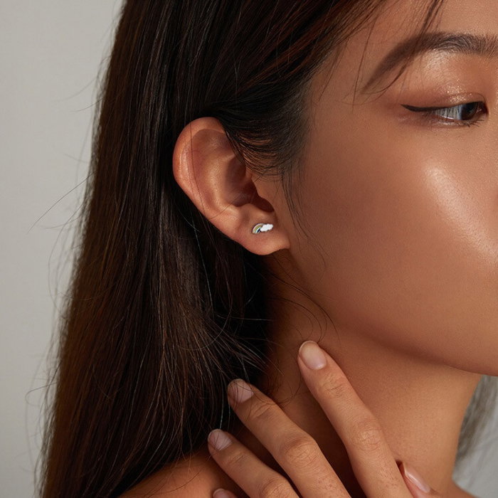 Cercei argint cu norisori si curcubeu [4]