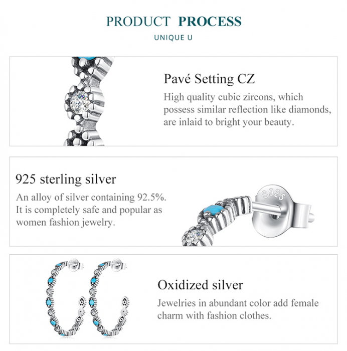 Cercei argint cu ochi de deochi [9]