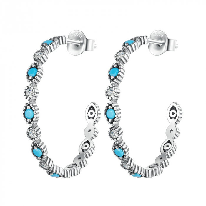 Cercei argint cu ochi de deochi [1]