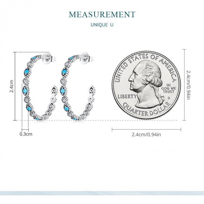 Cercei argint cu ochi de deochi [10]