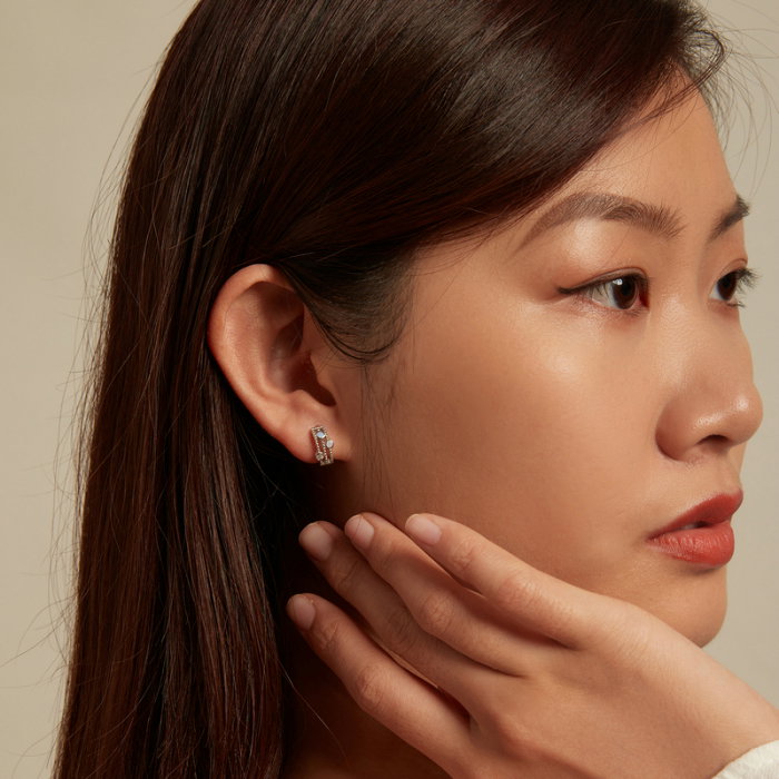 Cercei argint cu opal si zirconiu [6]