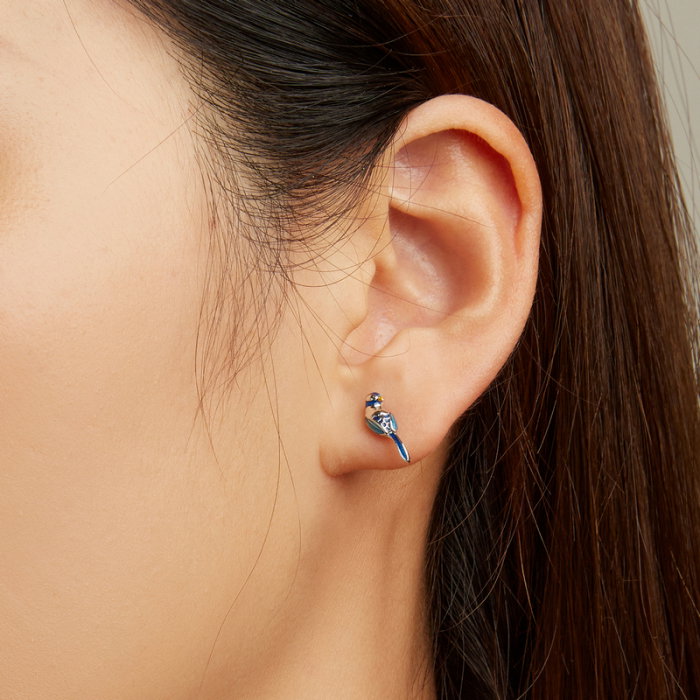 Cercei argint cu pasarele [6]