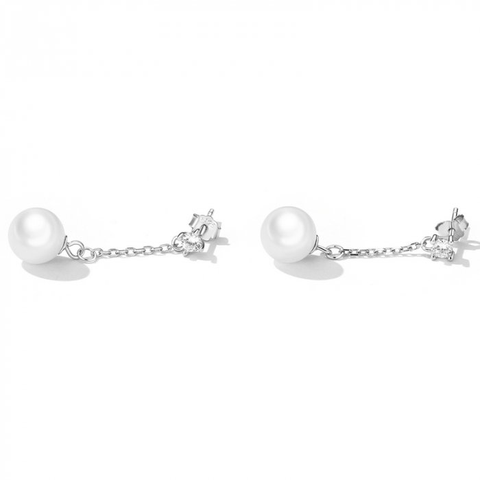 Cercei argint cu perle pendulare [5]