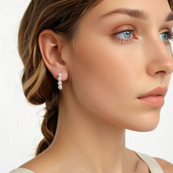 Cercei argint cu perlute [6]